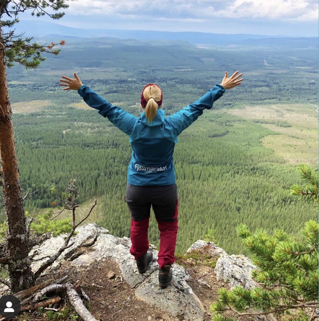Caroline Fredin Fjällvandring Vemdalen