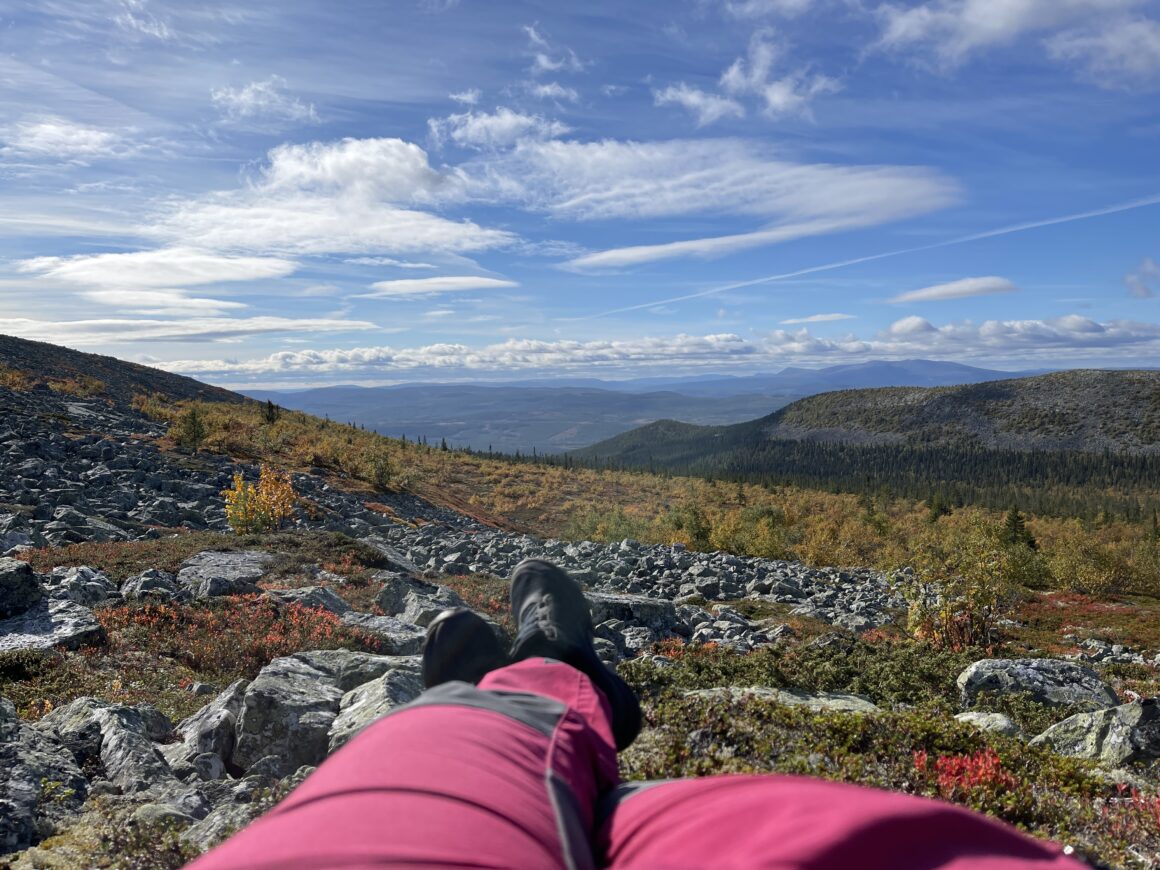 Icebug-skor till vandring med utsikt