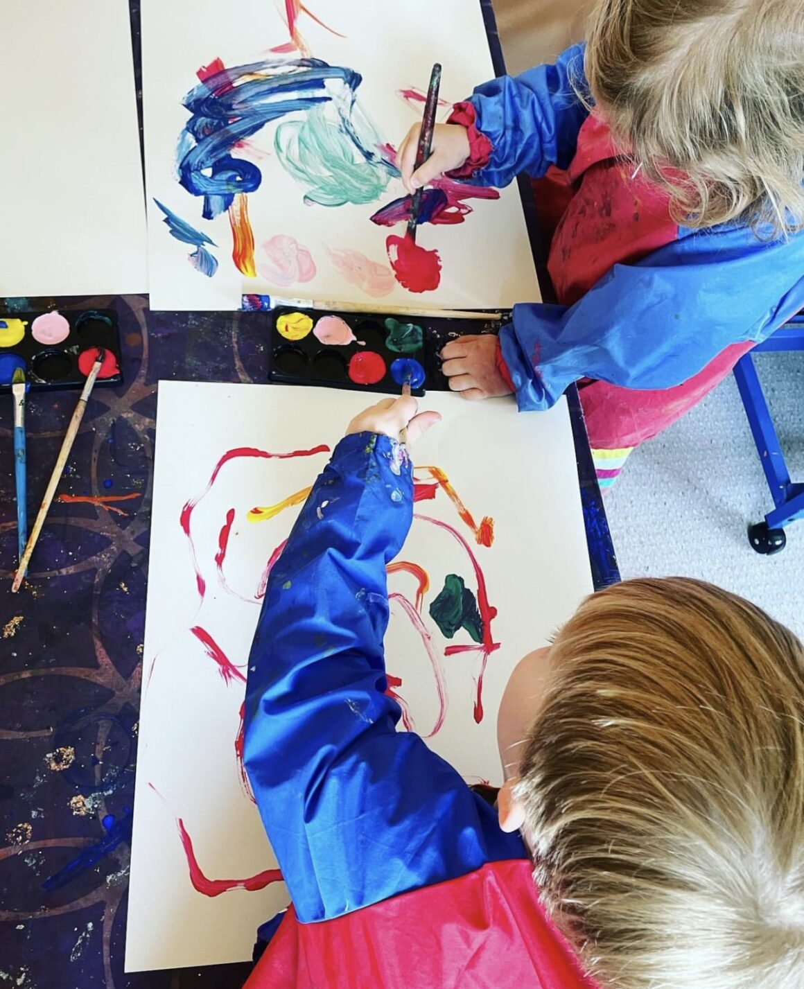 Kreativt skapande vid Vemdalens förskola