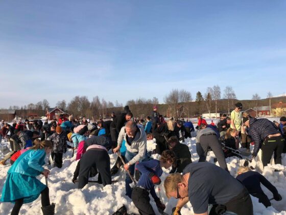 Vemdalsnatta och snöskottartävlingen fyller 30 år