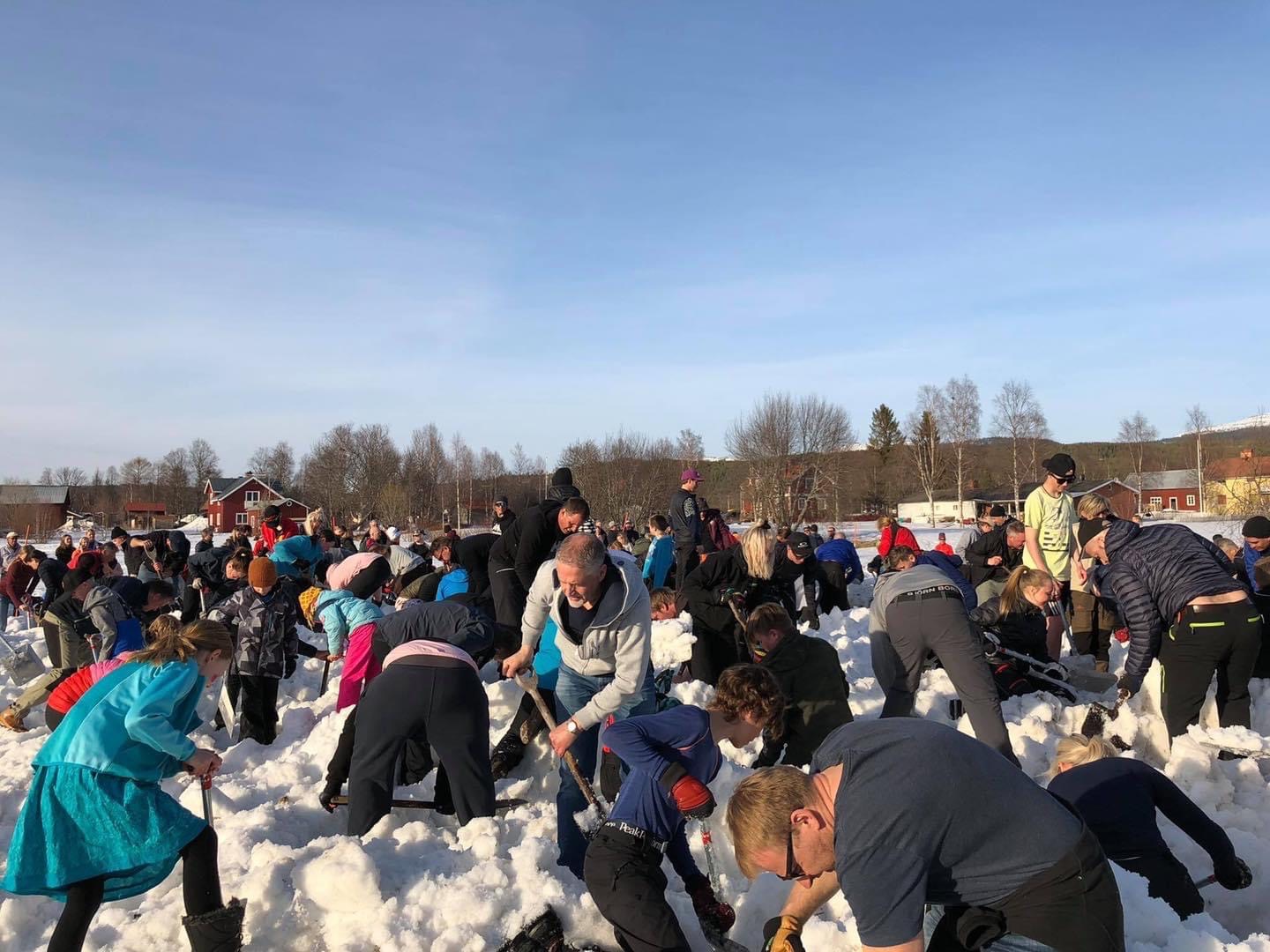 Vemdalsnatta och snöskottartävlingen fyller 30 år