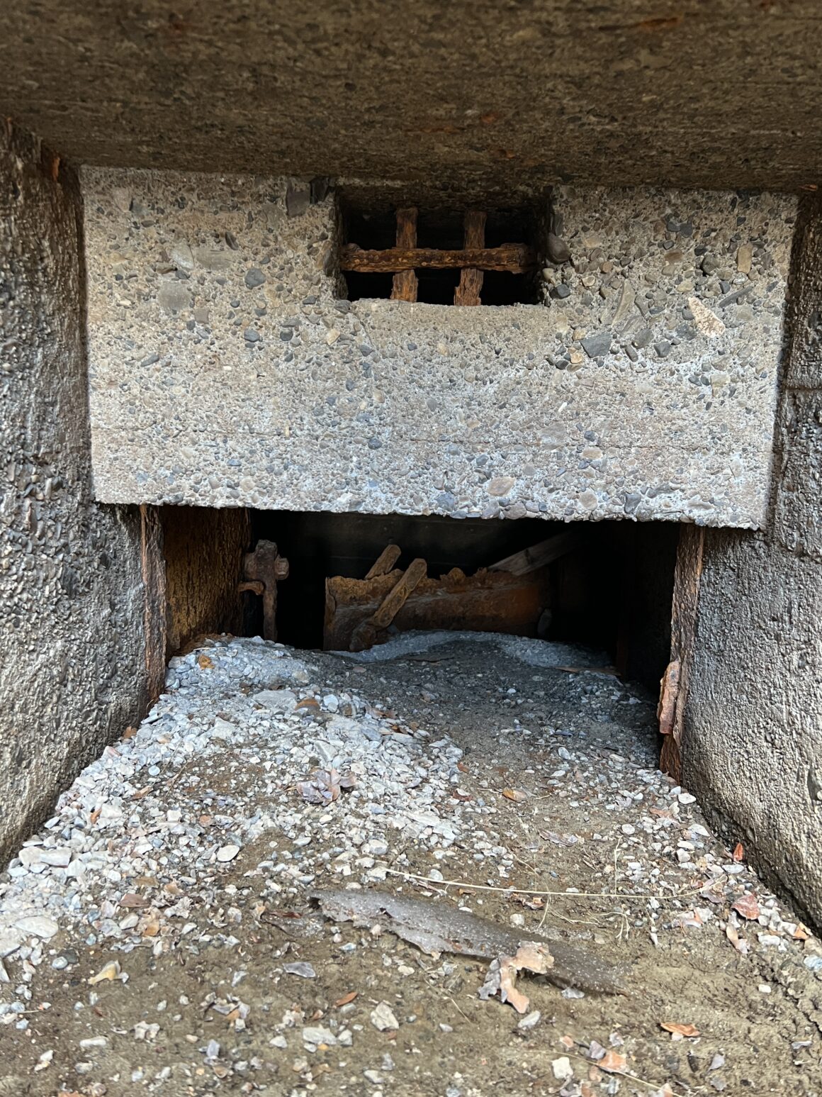 Före detta försvarsvärn.