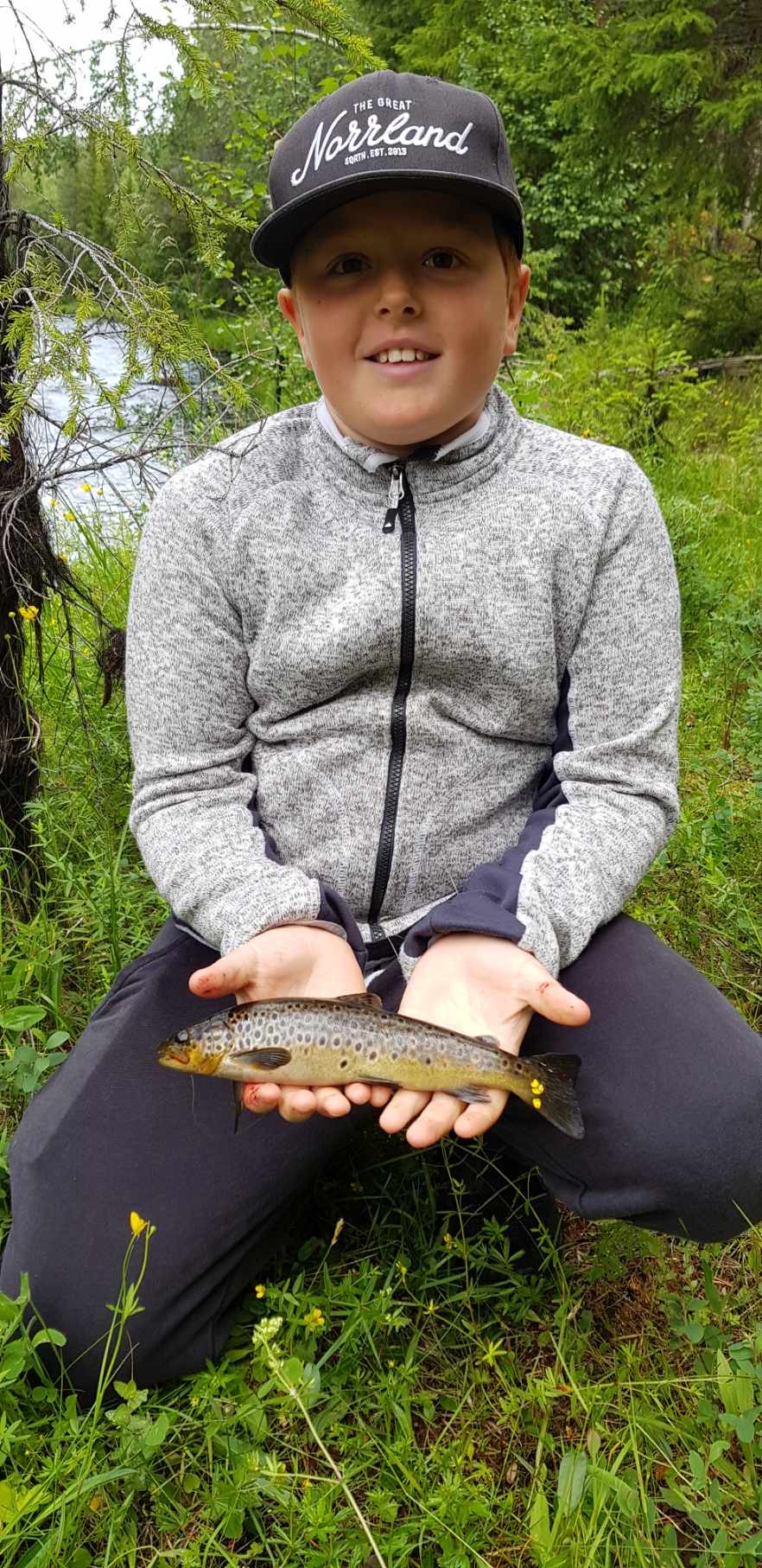 Fiska i Vemdalen. Barnaktivitet.