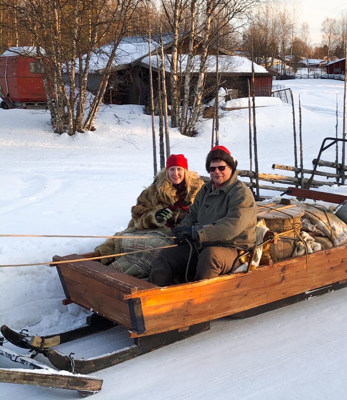 Forbönderna Patrik Hellström och Julia Eriksson Vemdalen