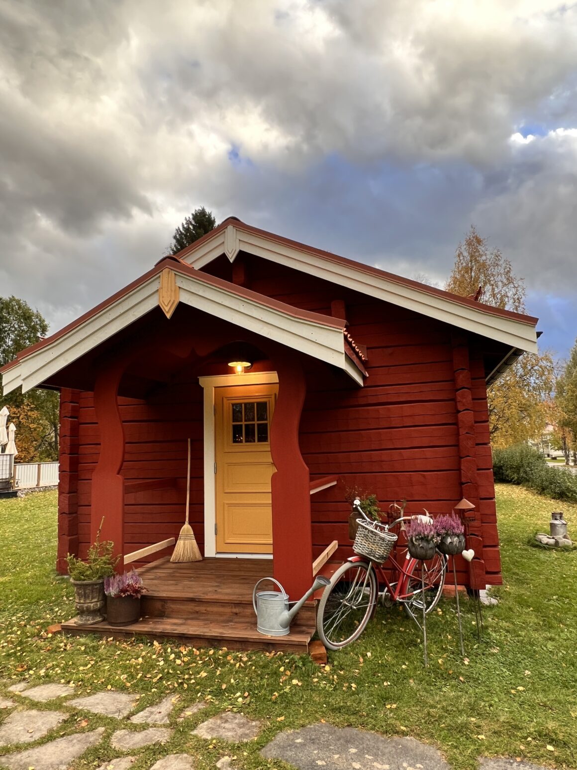 Gårdsbutiken Nästgårds drivs av Sarah Thorén i Vemdalen