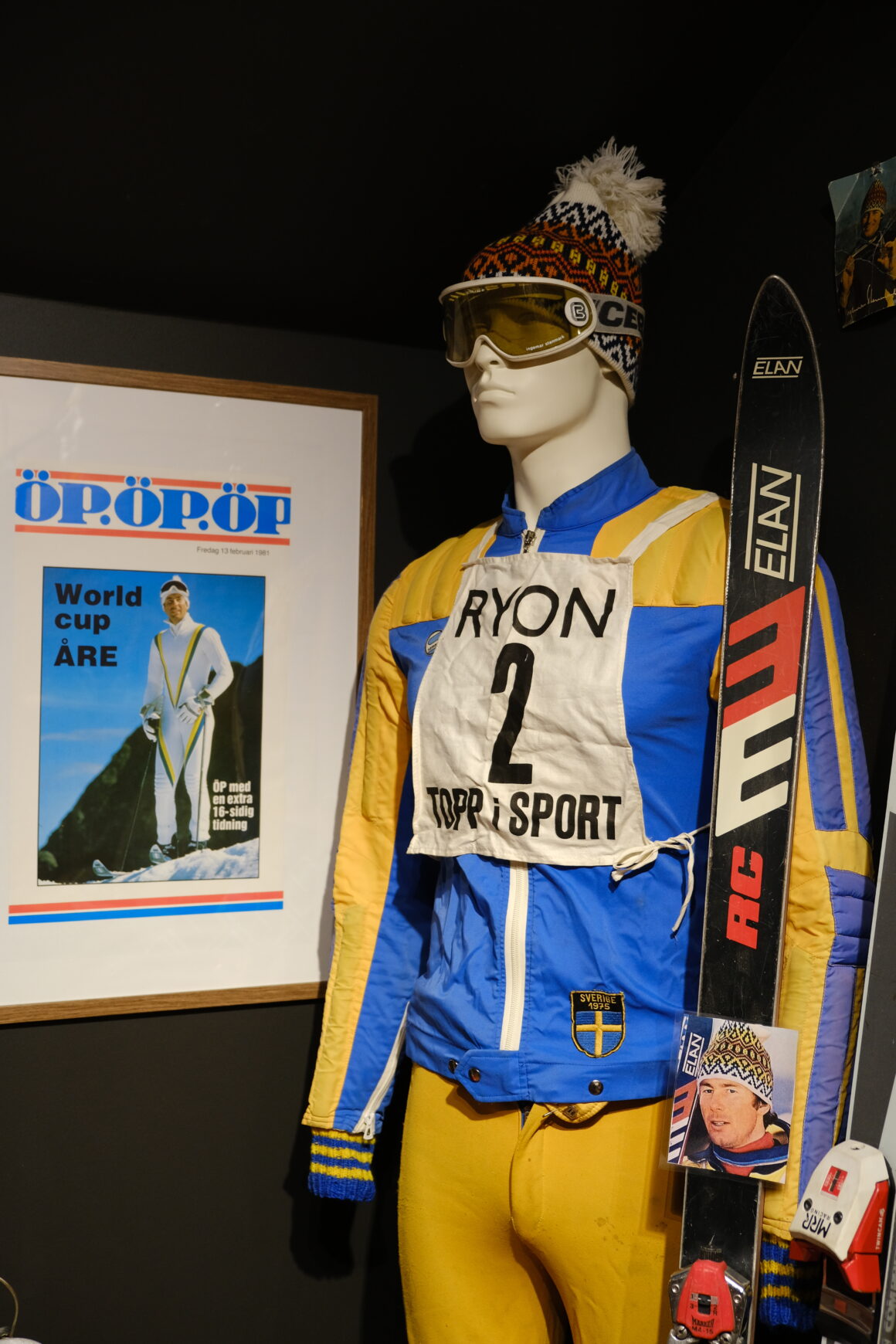 Ingemar Stenmarks tävlingsdress från 1976